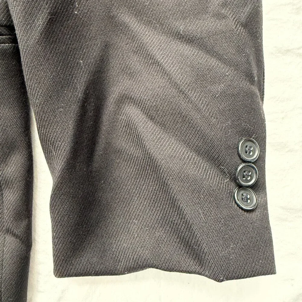GIVENCHY Wool Jacket Black 40R Rare Vintage 80s